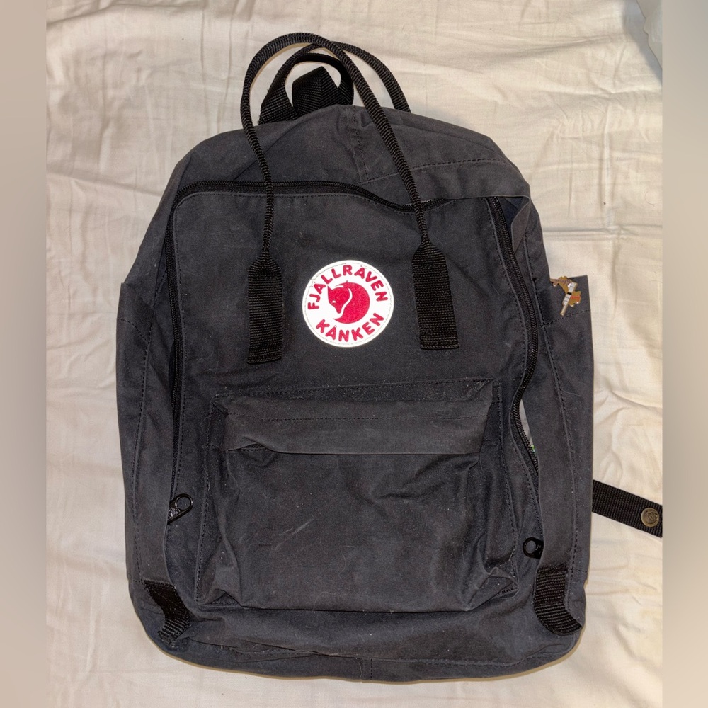 Fjallraven Kanken Black Backpack